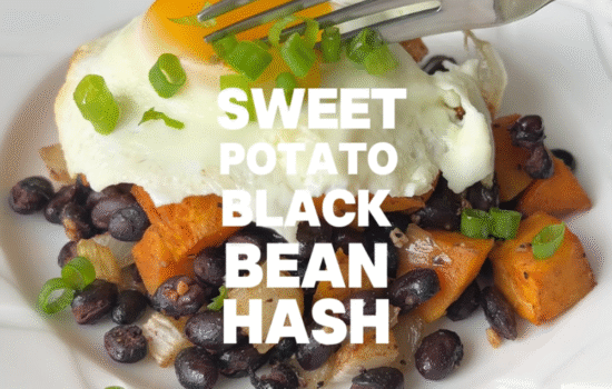 sweet potato black bean breakfast hash