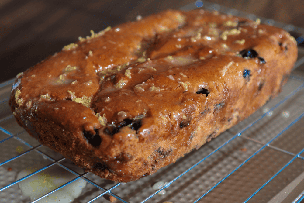 Gluten-Free Blueberry Lemon Loaf Cake