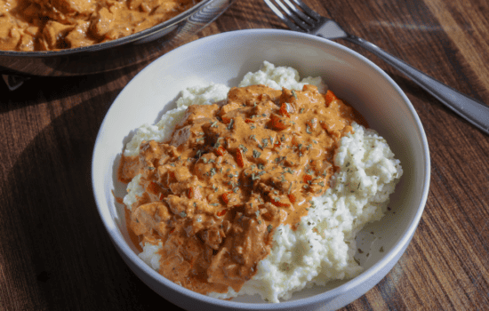 creamy cajun chicken and grits