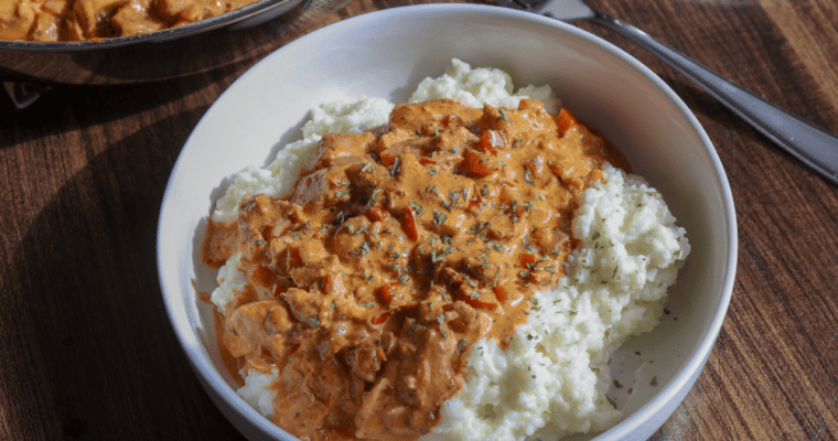 Creamy Cajun Chicken & Grits