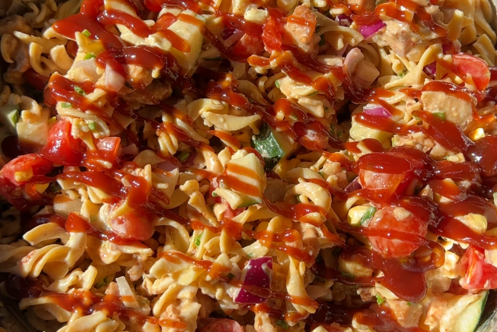 Barbecue Chicken Pasta Salad