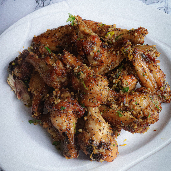 garlic lemon pepper wings