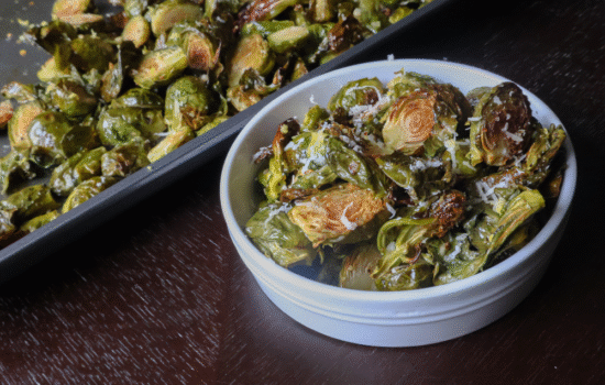 lemon garlic parmesan brussel sprouts