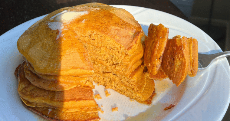 Pumpkin Spice Buttermilk Pancakes