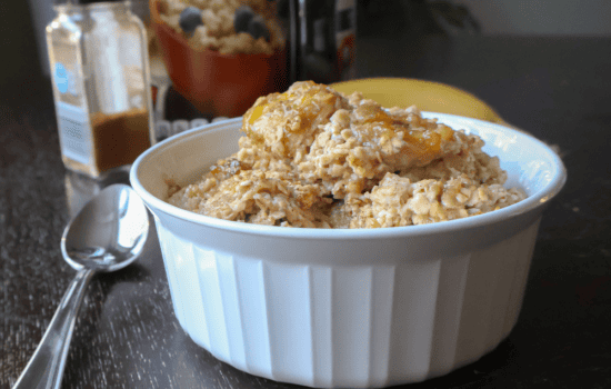 banana foster oatmeal