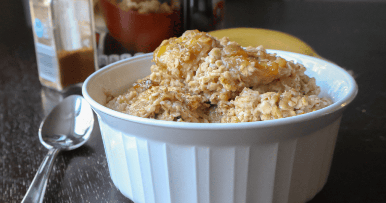Banana Foster Oatmeal