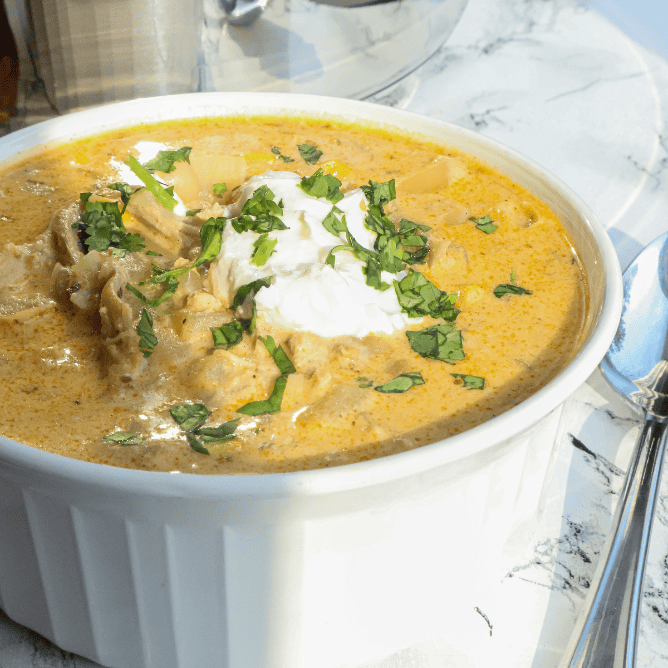 southwest chicken white chili