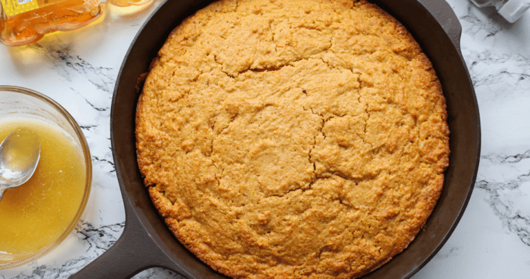 Honey Butter Sweet Potato Cornbread