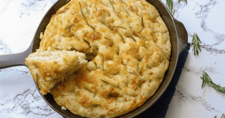 Roasted Garlic Rosemary Focaccia