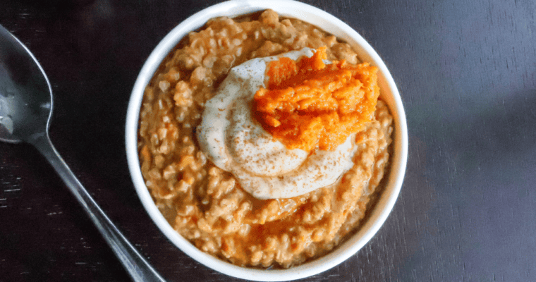 Sweet Potato Pie Oatmeal