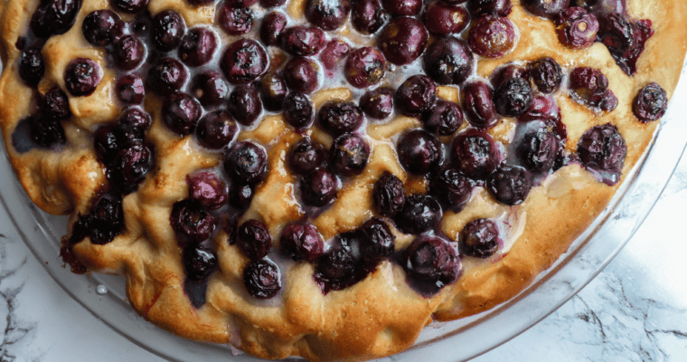 Sweet Blueberry Focaccia