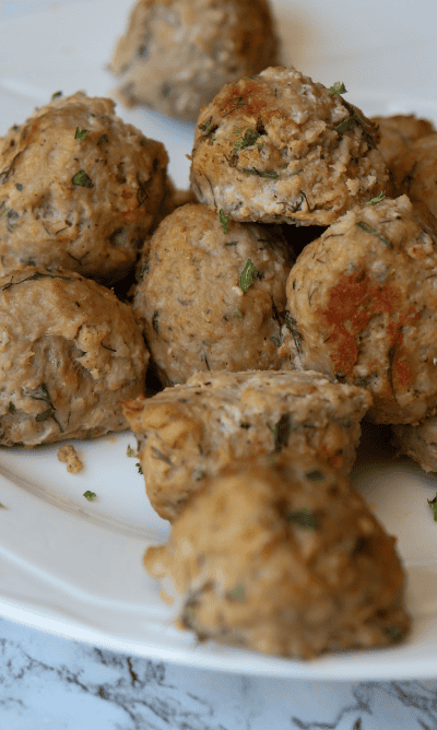 Juicy Dill Turkey Meatballs