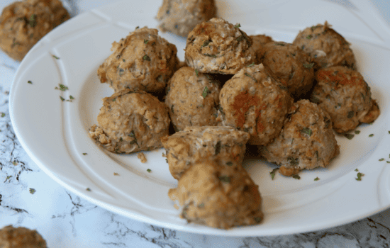 juicy dill turkey meatballs