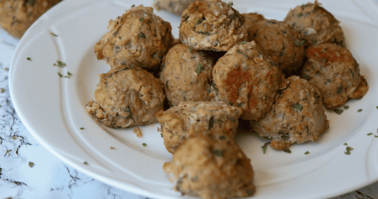 Juicy Dill Turkey Meatballs