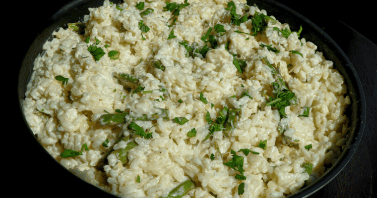 Lemon Asparagus Risotto