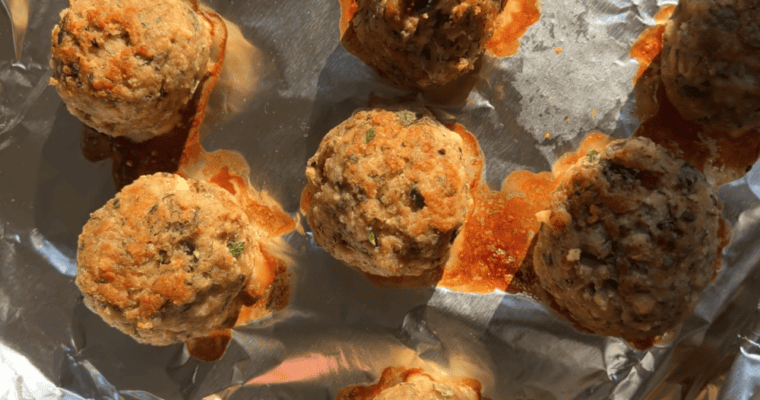Juicy Dill Turkey Meatballs