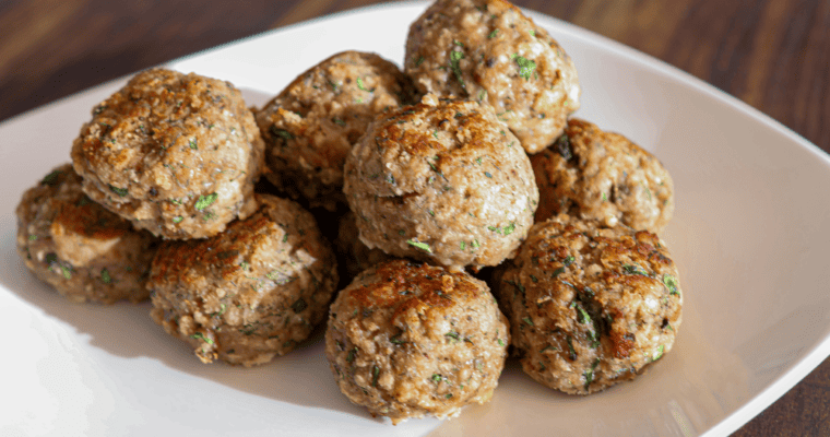 Juicy Dill Turkey Meatballs