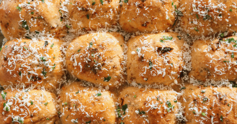 Sun-Dried Tomatoes Parmesan Dinner Rolls