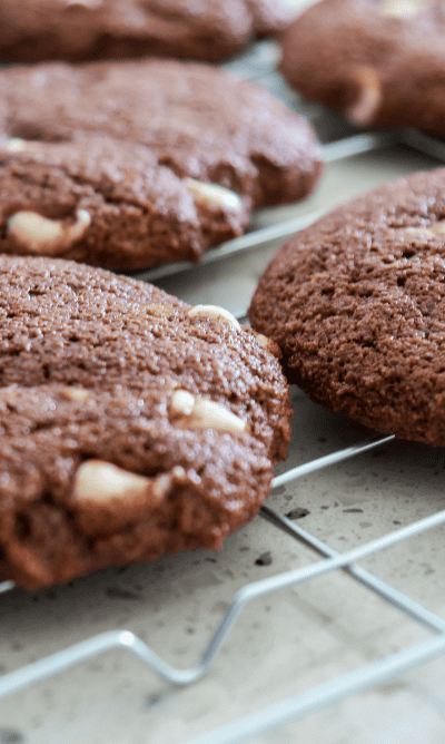 Almond Flour Brownie White Chocolate Chip Cookies 