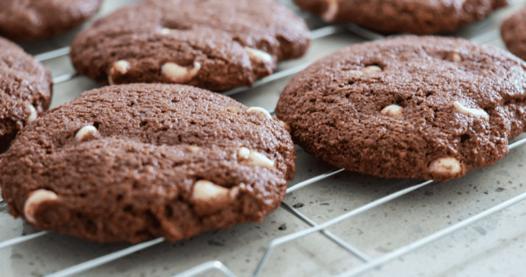Almond Flour Brownie White Chocolate Chip Cookies 