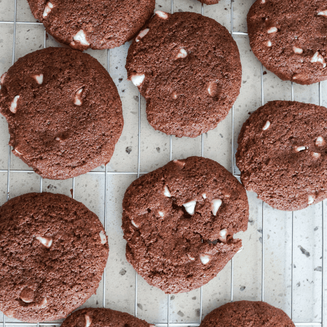 almond flour brownie white chocolate chip cookies