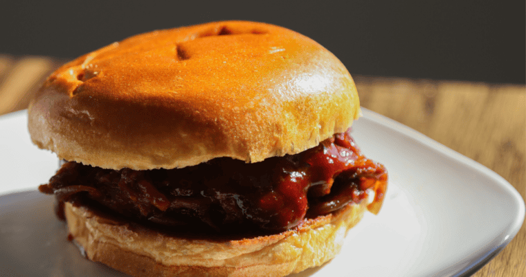 Vegan BBQ Pulled Mushroom Sandwich