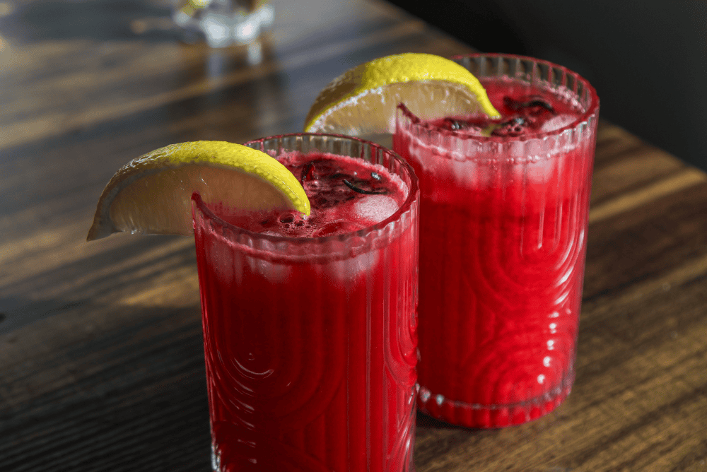 Watermelon Hibiscus Lemonade
